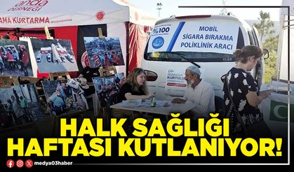 Halk Sağlığı Haftası kutlanıyor!