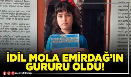 İdil Mola Emirdağ’ın gururu oldu!