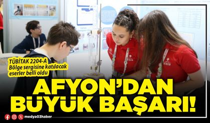 Afyon’dan büyük başarı!