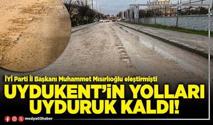 Uydukent’in yolları uyduruk kaldı!