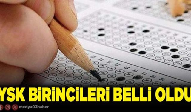 YSK birincileri belli oldu