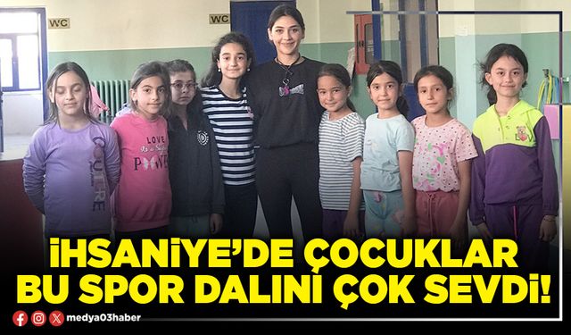 İhsaniye’de çocuklar bu spor dalını çok sevdi!