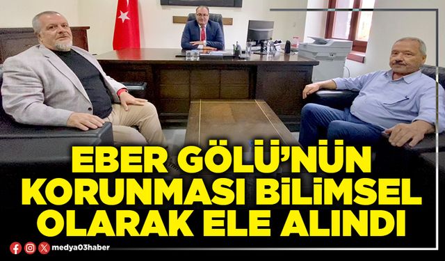 Eber Gölü’nün korunması bilimsel olarak ele alındı