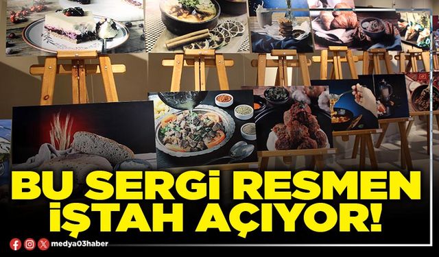 Bu sergi resmen iştah açıyor!