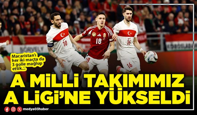 A Milli Takımımız A Ligi’ne yükseldi