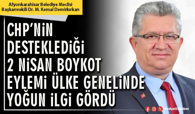 CHP’nin desteklediği 2 Nisan boykot eylemi ülke genelinde yoğun ilgi gördü
