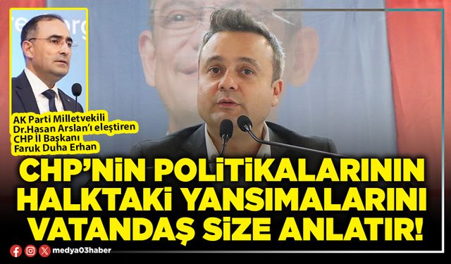 CHP’nin politikalarının halktaki yansımalarını vatandaş size anlatır!