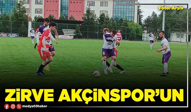 Zirve Akçinspor’un
