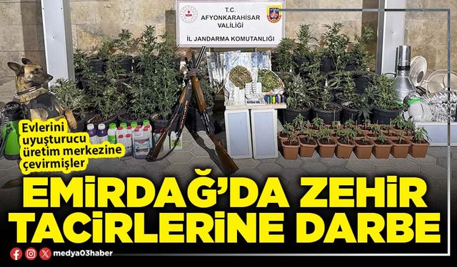 Emirdağ’da zehir tacirlerine darbe