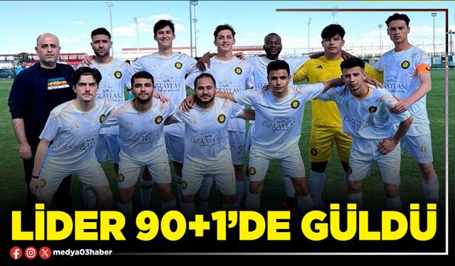 Lider 90+1’de güldü
