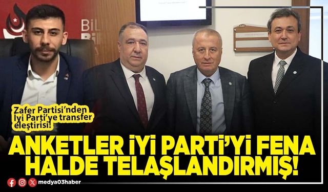 Anketler İYİ Parti’yi fena halde telaşlandırmış!