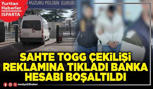 Sahte TOGG çekilişi reklamına tıkladı banka hesabı boşaltıldı