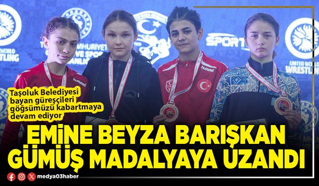 Emine Beyza Barışkan gümüş madalyaya uzandı