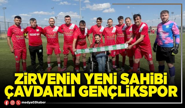 Zirvenin yeni sahibi Çavdarlı Gençlikspor