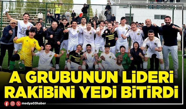 A Grubunun lideri rakibini yedi bitirdi