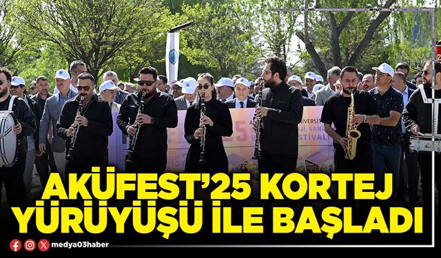 AKÜFEST’25 kortej yürüyüşü ile başladı