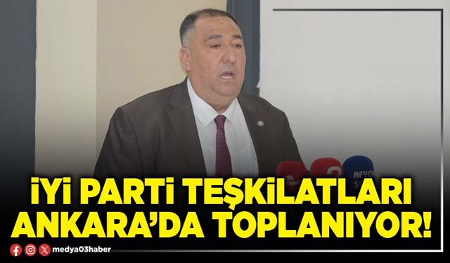 İYİ Parti teşkilatları Ankara’da toplanıyor!