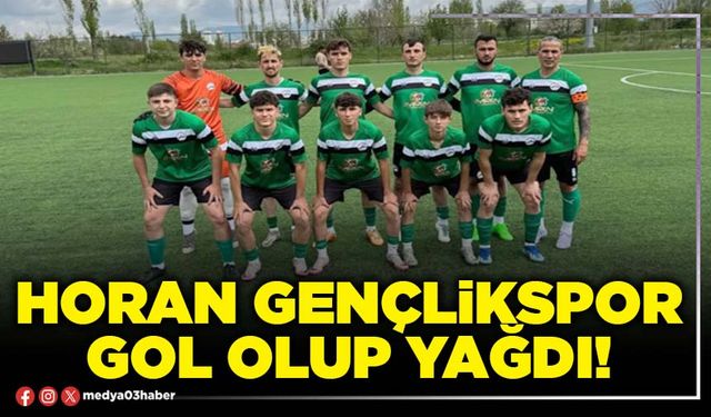 Horan Gençlikspor gol olup yağdı!