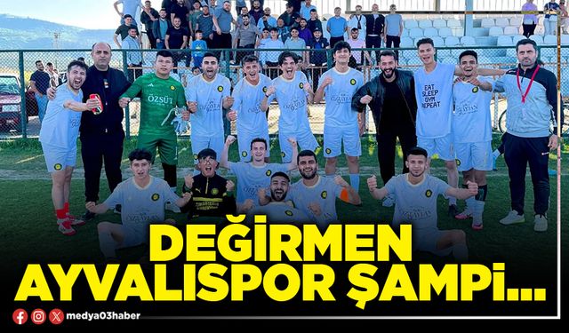 Değirmen Ayvalıspor Şampi…