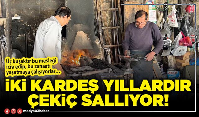 İki kardeş yıllardır çekiç sallıyor!