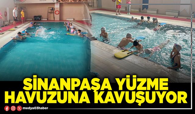 Sinanpaşa yüzme havuzuna kavuşuyor