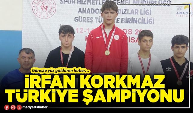 İrfan Korkmaz Türkiye Şampiyonu