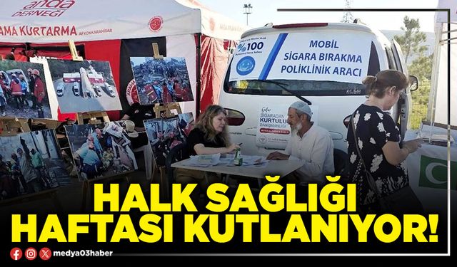 Halk Sağlığı Haftası kutlanıyor!