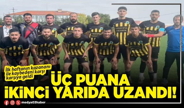 Üç puana ikinci yarıda uzandı!