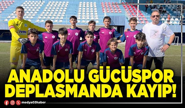 Anadolu Gücüspor deplasmanda kayıp!