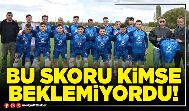 Bu skoru kimse beklemiyordu!