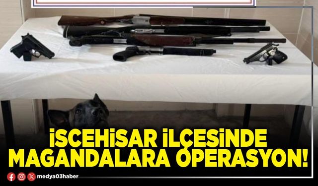 İscehisar ilçesinde magandalara operasyon!