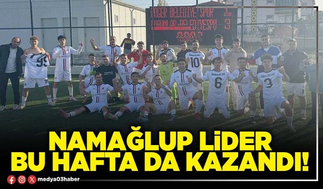 Namağlup lider bu hafta da kazandı!
