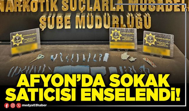 Afyon’da sokak satıcısı enselendi!
