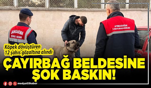 Çayırbağ beldesine şok baskın!