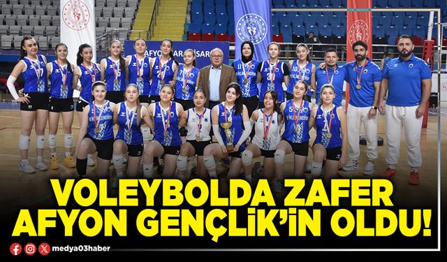 Voleybolda zafer Afyon Gençlik’in oldu!