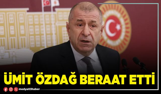 Ümit Özdağ beraat etti
