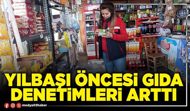 Yılbaşı öncesi gıda denetimleri arttı