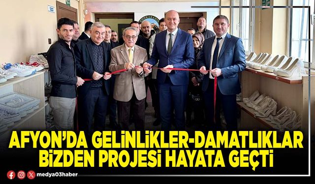 Afyon’da gelinlikler-damatlıklar bizden projesi hayata geçti