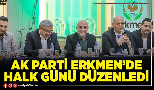 AK Parti Erkmen’de halk günü düzenledi