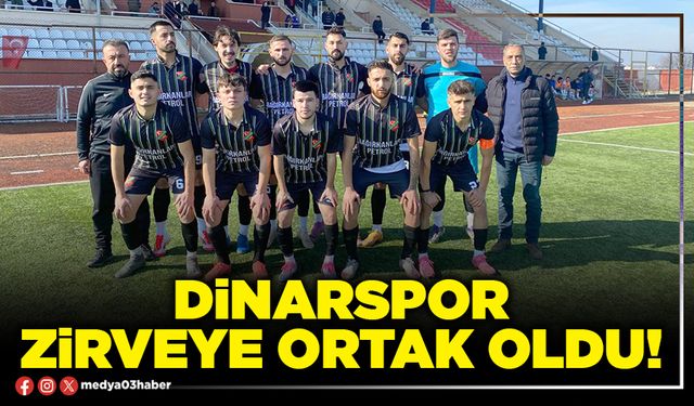 Dinarspor zirveye ortak oldu!