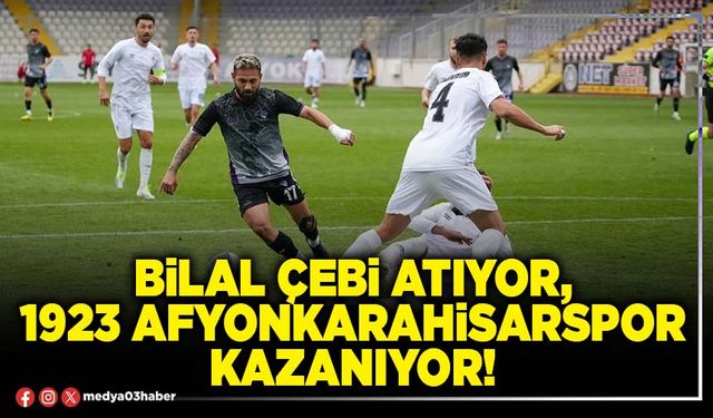 Bilal Çebi atıyor, 1923 Afyonkarahisarspor kazanıyor!