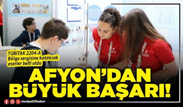 Afyon’dan büyük başarı!