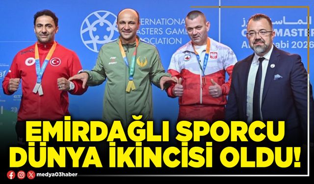 Emirdağlı sporcu Dünya ikincisi oldu!