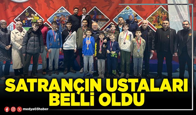 Satrançın ustaları belli oldu