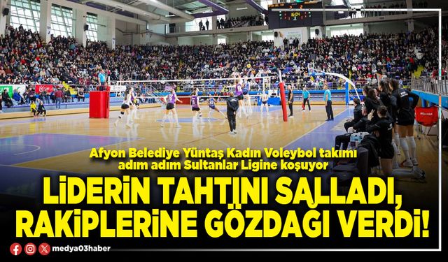 Liderin tahtını salladı, rakiplerine gözdağı verdi!