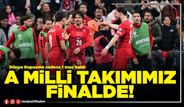 A Milli Takımımız finalde