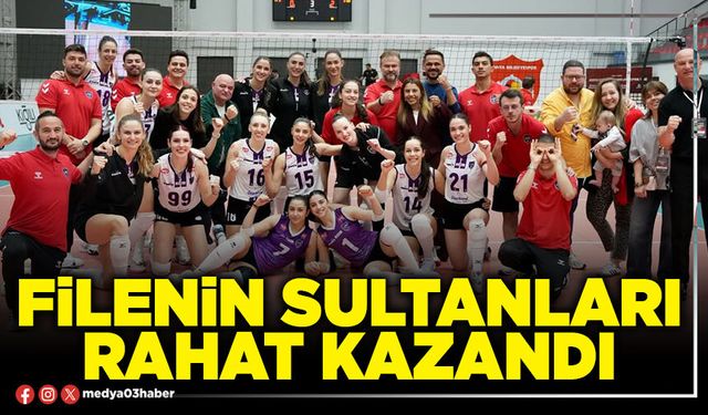 Filenin sultanları rahat kazandı