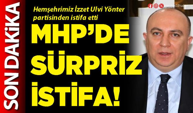 MHP’de sürpriz istifa!