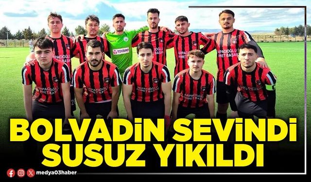 Bolvadin sevindi Susuz yıkıldı