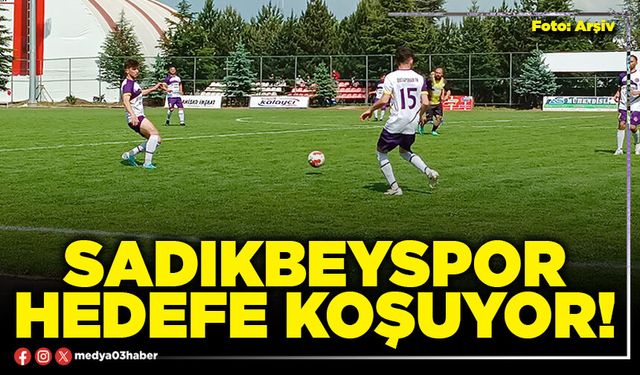 Sadıkbeyspor hedefe koşuyor!